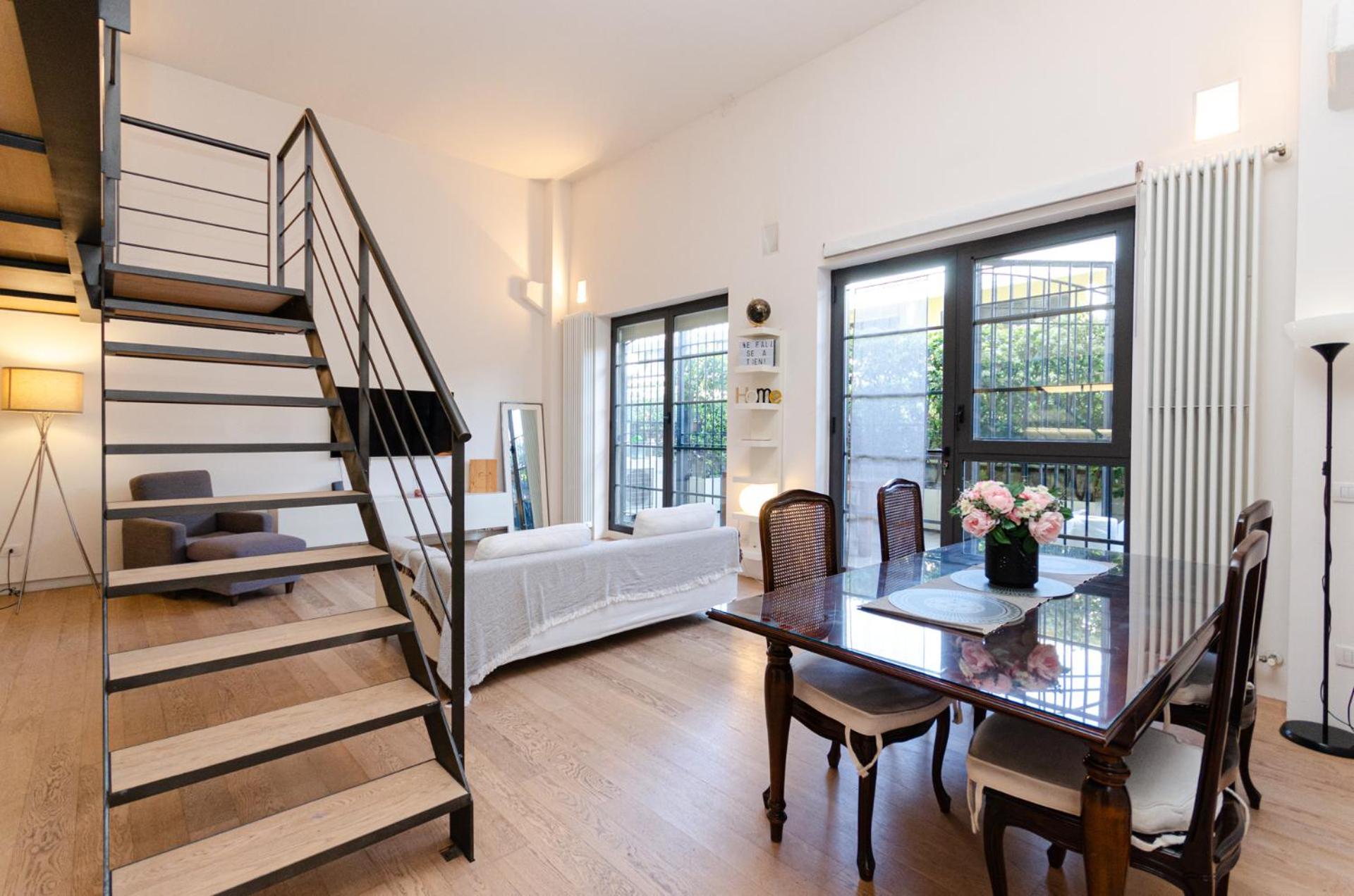 Vivimihome Loft Su Due Livelli Con Terrazzo Milaan Buitenkant foto