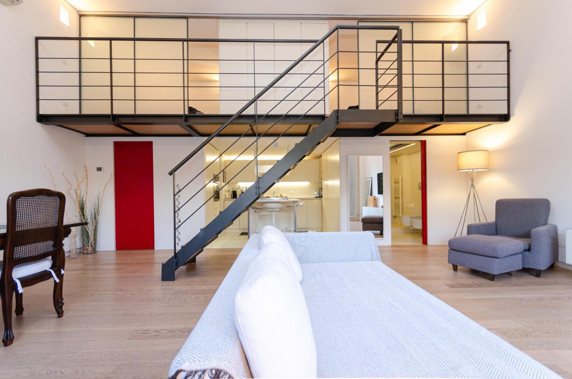 Vivimihome Loft Su Due Livelli Con Terrazzo Milaan Buitenkant foto