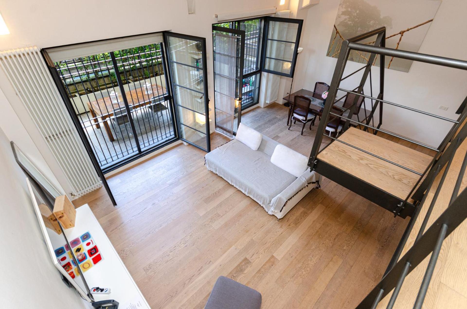 Vivimihome Loft Su Due Livelli Con Terrazzo Milaan Buitenkant foto