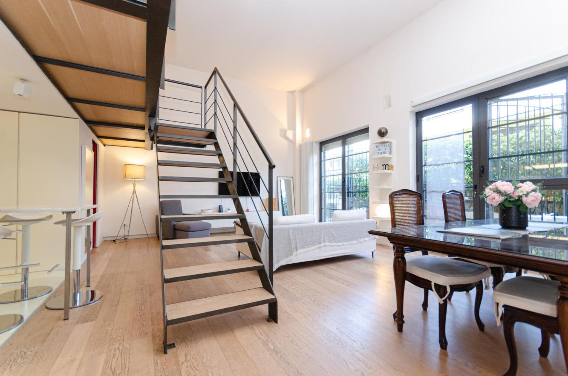 Vivimihome Loft Su Due Livelli Con Terrazzo Milaan Buitenkant foto
